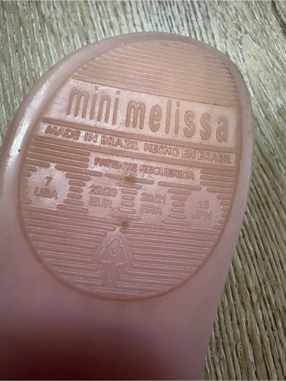 Mini Melissa Ultragirl II Cat Pink Jelly Shoes Mary Jane’s Baby Girls size 7 $59